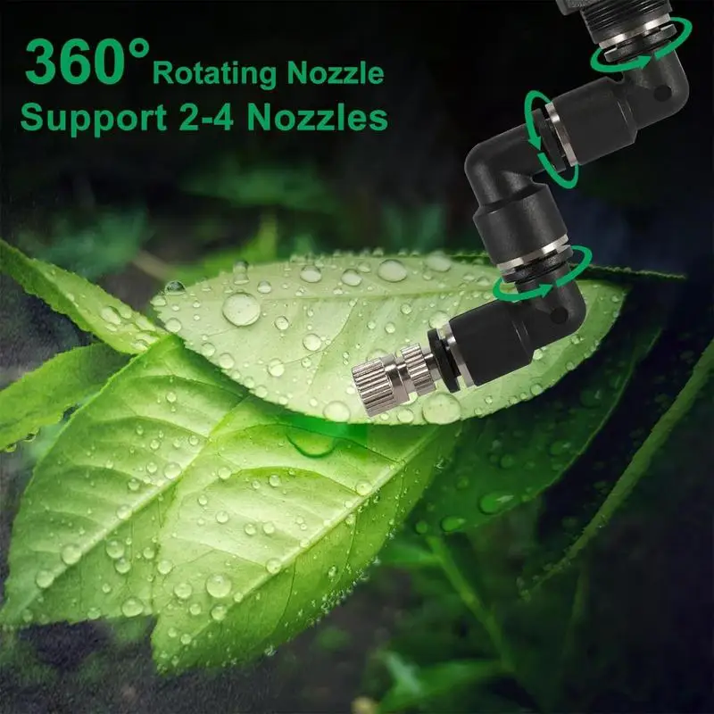 

Terrarium Fogger Automatic Reptile Tank Humidifier With Timer 360 Degree Adjustable Misting Nozzles Fogger For Amphibian Lizard