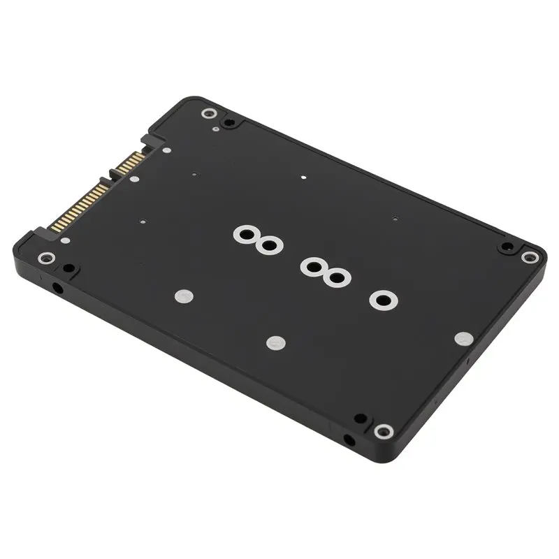 ABRI-2 In 1 SSD Adapter Combine M.2 NGFF Key B & MSATA To 2.5Inch SATA 3 Adapter Converter External SSD Case Box