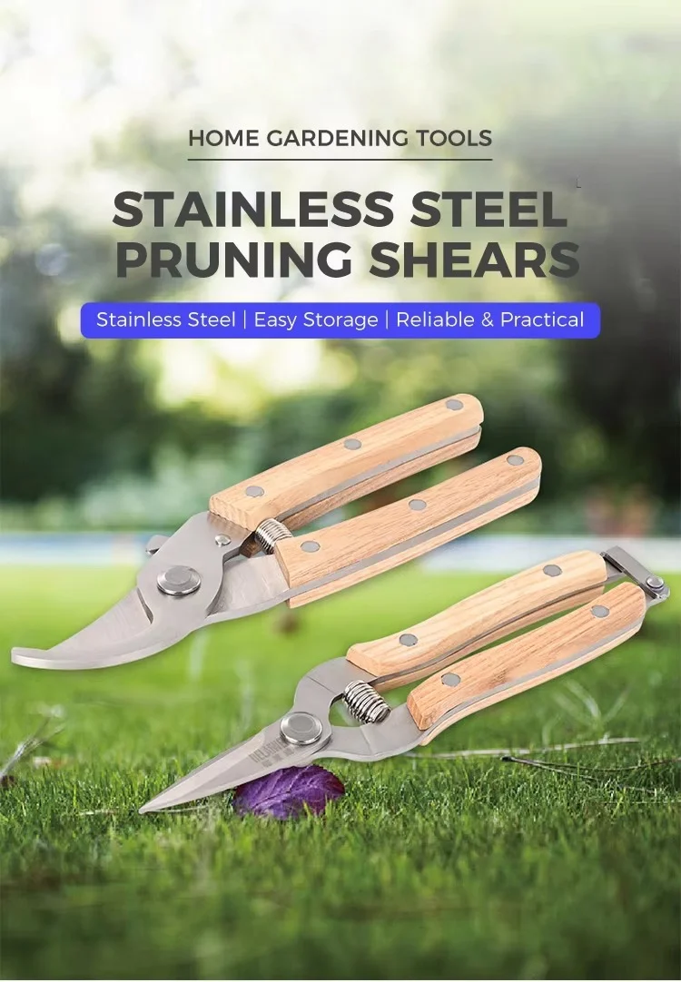 Factory Made Straight Shears for Gardening and Fruit Pruning, Pruning Shears for Garden Pruning Fast Delivery