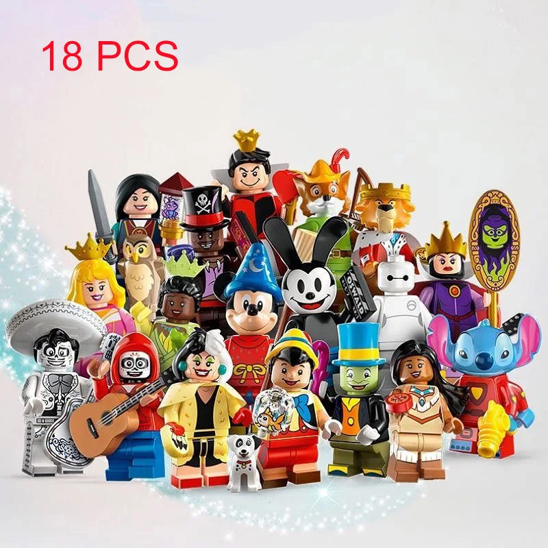 MINISO Disney 2024 NEW Compatible with Centennia 18-Figures 100 Series 71038 Building Blocks Bricks for Adult kid Christmas Gift