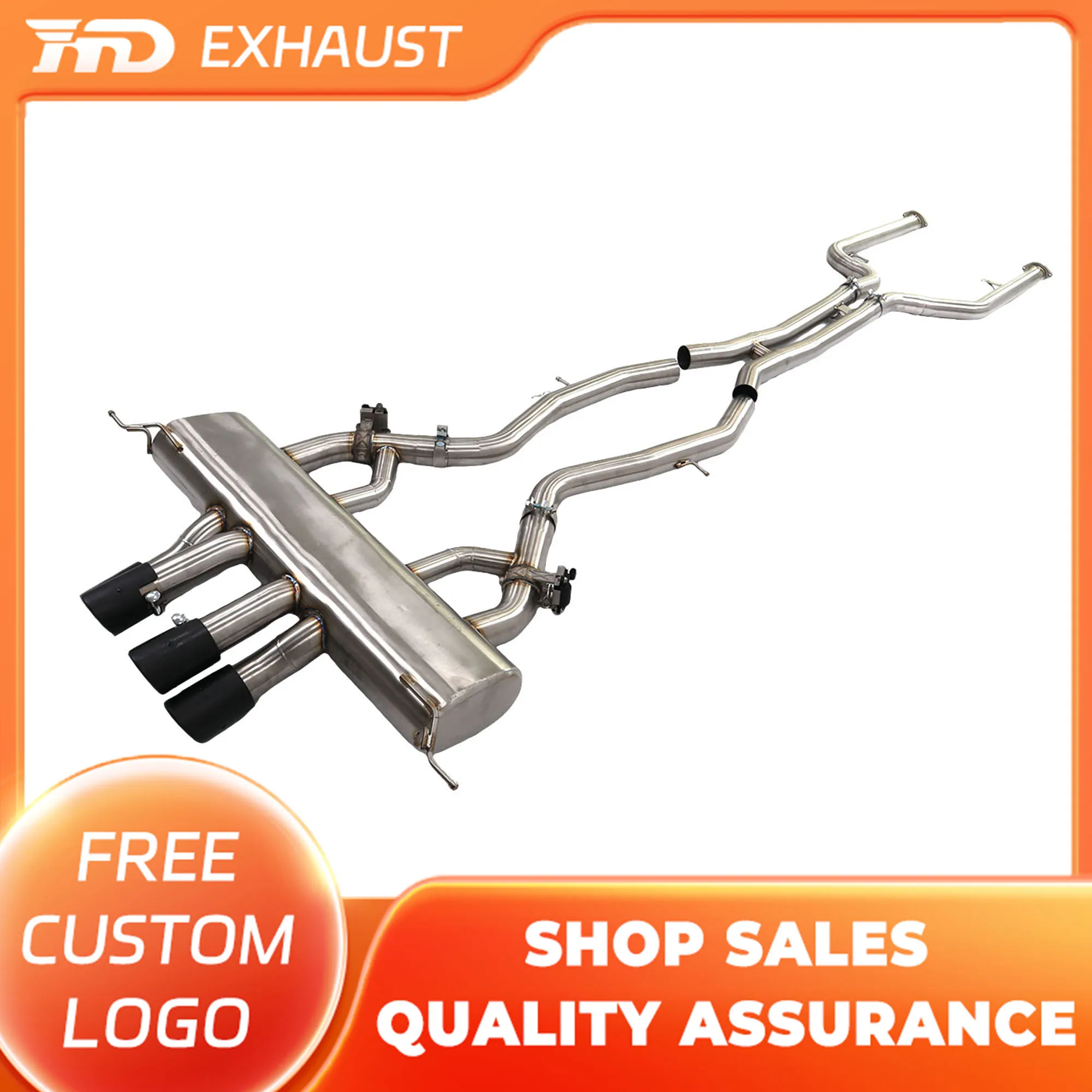 

Горячая распродажа HMD для BMW M3 M4 G80 G82, выхлопная система в стиле Гитлинга из нержавеющей стали с электронным глушителем клапана с наконечниками