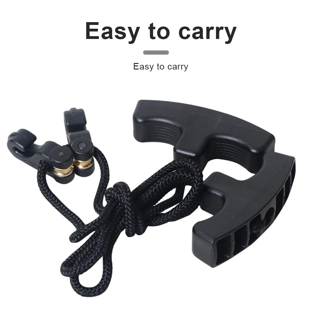 Crossbows Cocking Device Double Handle Strings Cocking Tool Ergonomic Handle Rope Cocking Device Heavy Duty Hunting Accessories - view 4