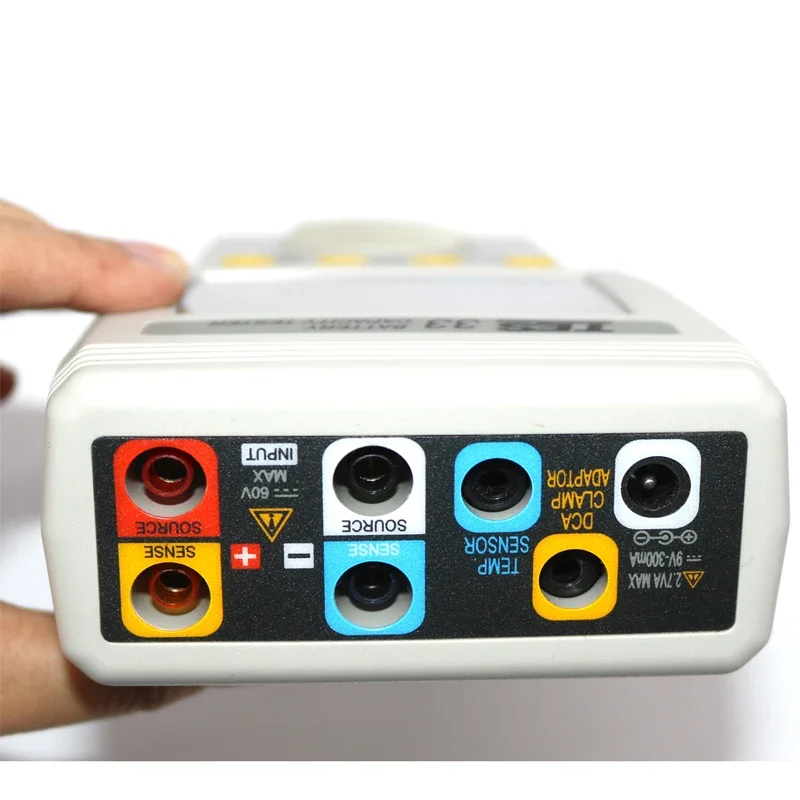 TES-33A Battery Capacity Tester Storage Systems DCA/DCV/Capacity/Resistance/Temperature Test