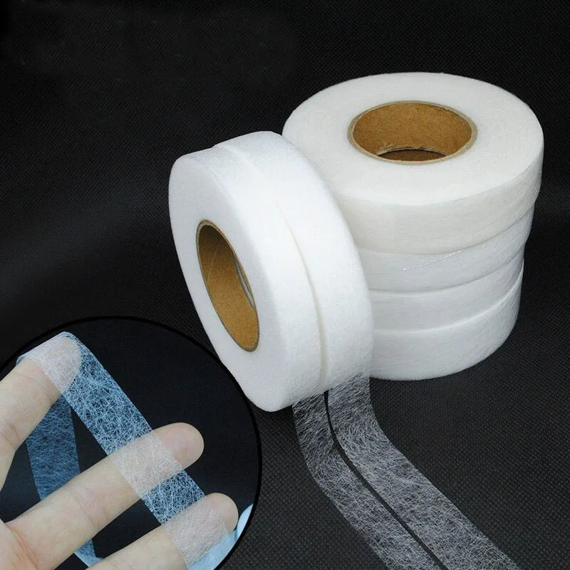 60M Self-Adhesive Pants Hem Tape Edge Shorten Paste Tape Iron on Pants DIY Clothes Length Shorten Household Sewing Accessories