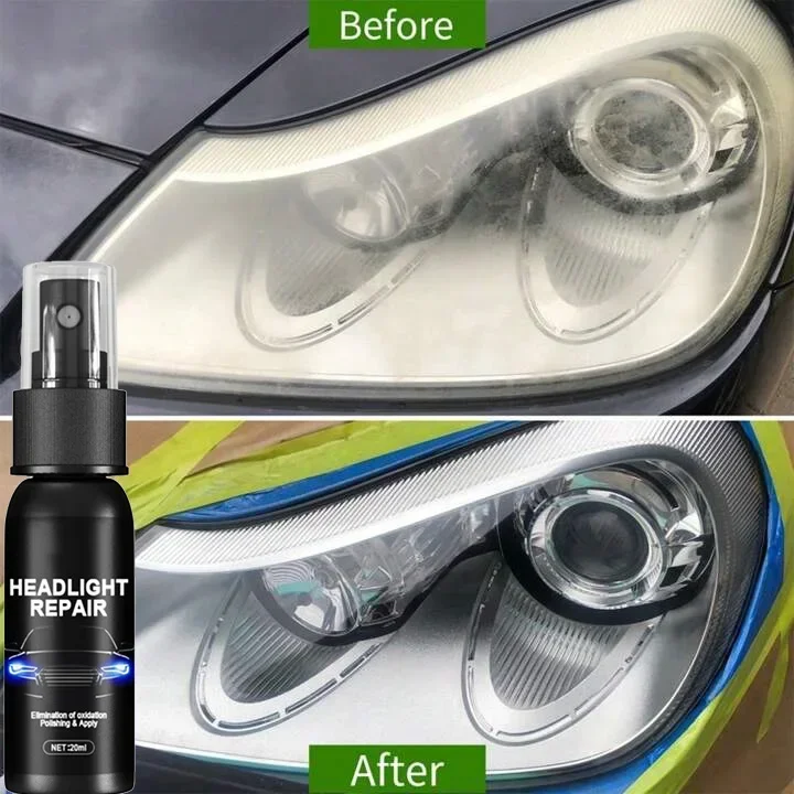 Car Headlight Polishing Liquid Agent Scratch Remover Repair Headlight Renewal Polish Headlight Restoration Kit Auto Accessories