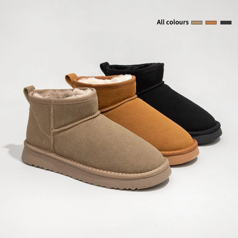 Snow boots women\'s padded thickened 2023 winter bread shoes large cotton hundred warm northeast shoes female cotton shoes