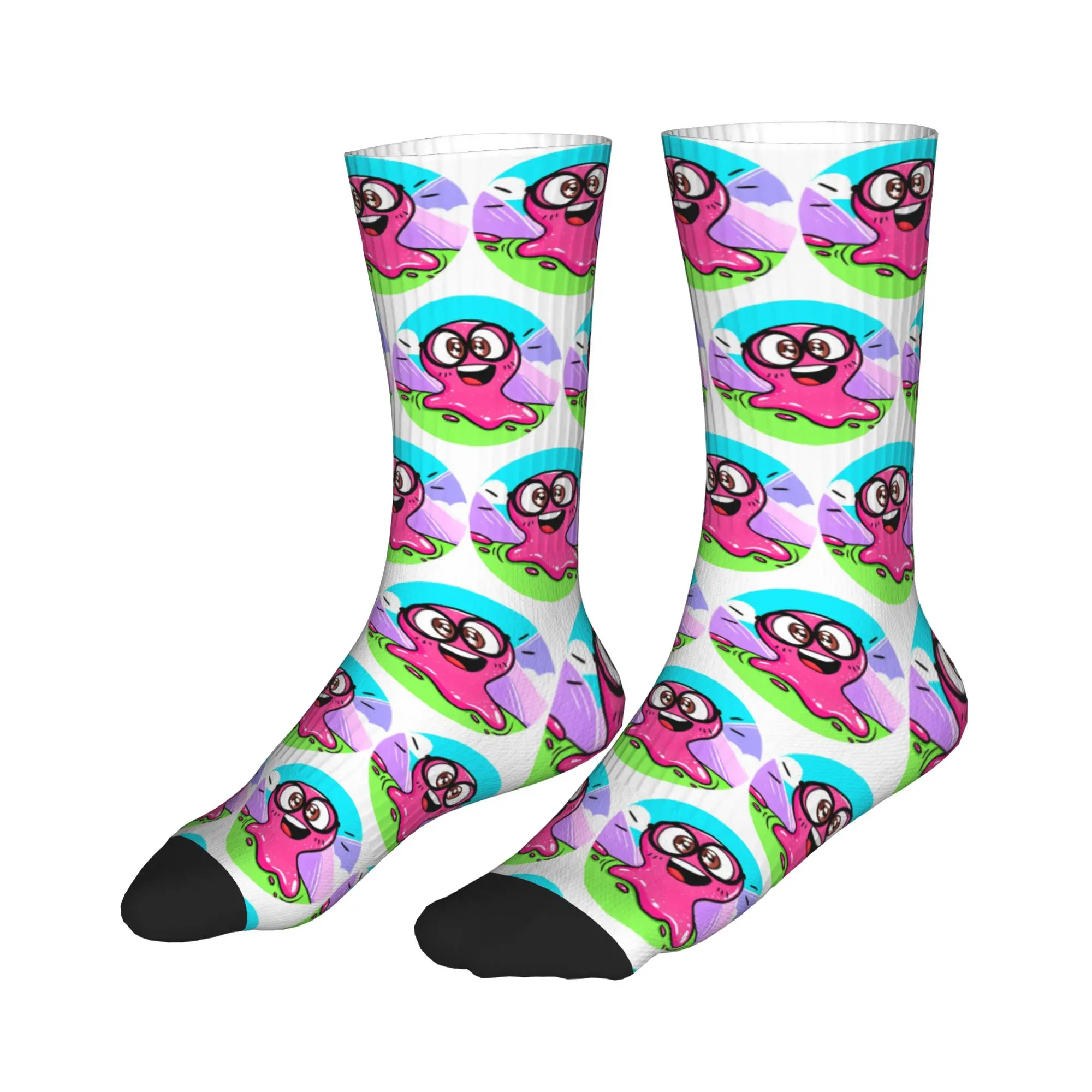 

Всесезонные носки Super Slick Slime Sam Sport Socks Crazy средней длины для мужчин и женщин, подарок на день рождения