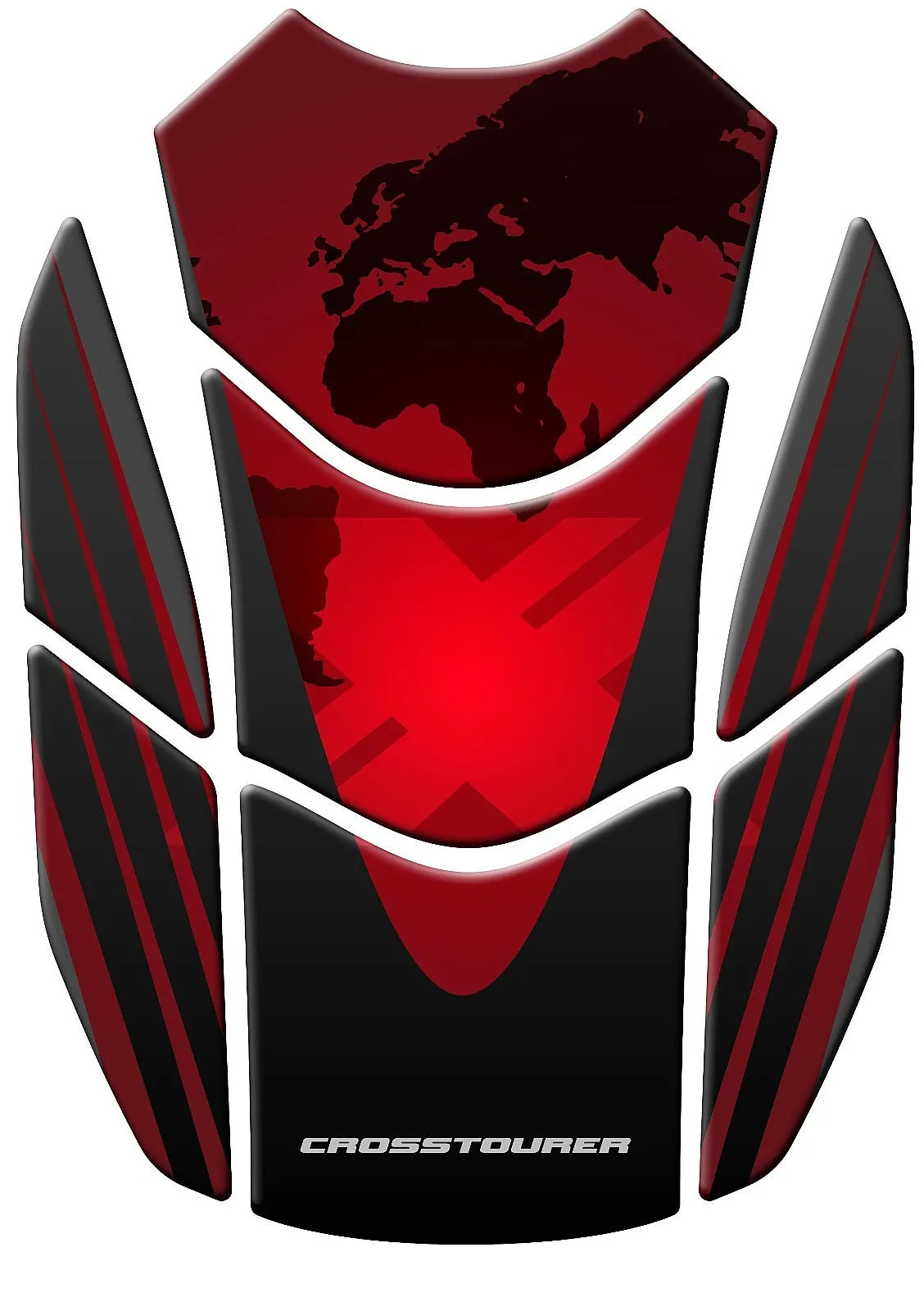 Motorcycle  Anti Slip Side Traction Pads Tank Pad Decals Stickers For  Crosstourer VFR1200X