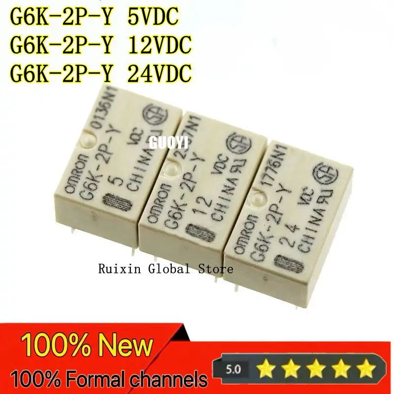 【5Pcs】Relay G6K-2P-… - image