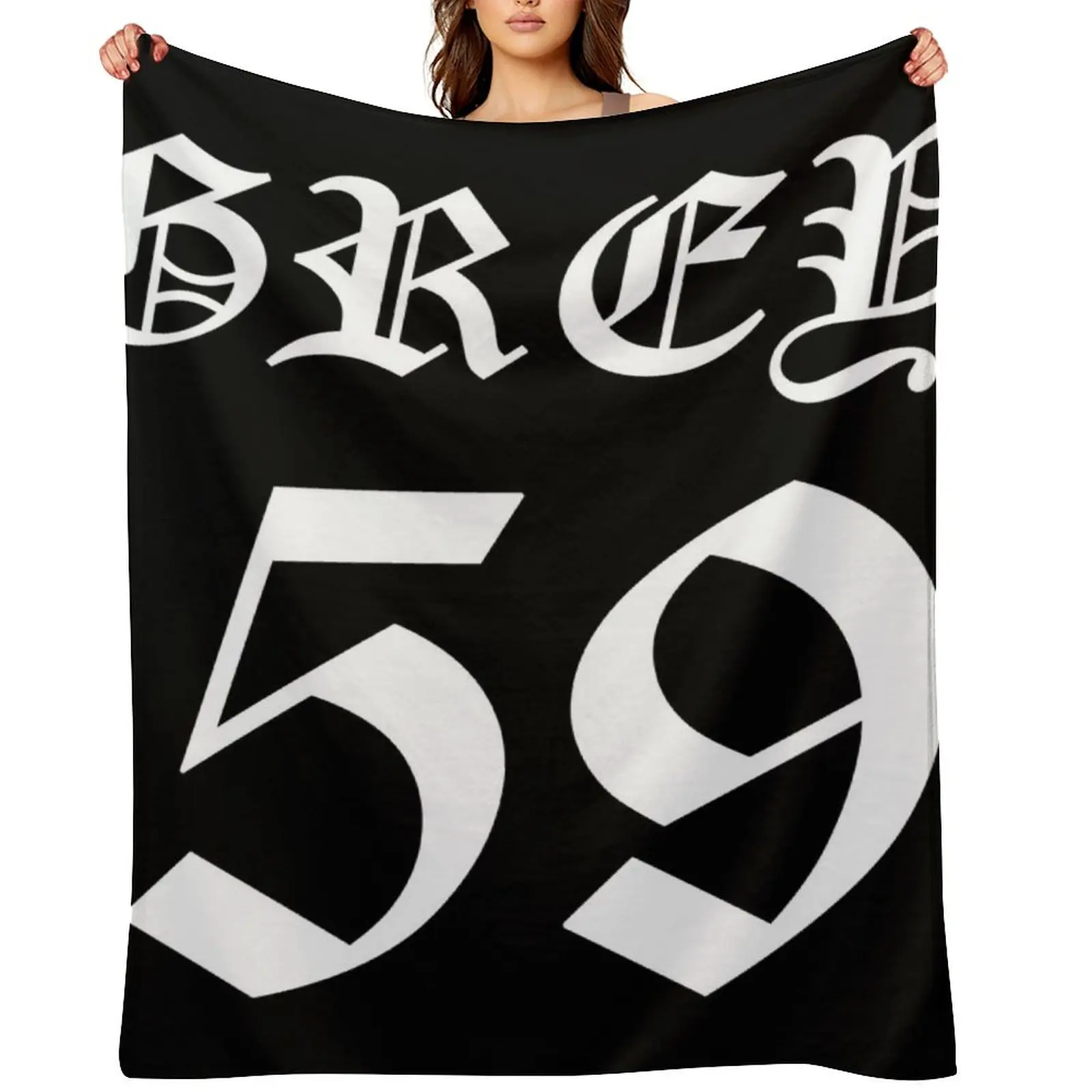 

Grey 59 Merch Greyfivenine Logo Throw Blanket Furry Thermals For Travel Bed covers Quilt Blankets