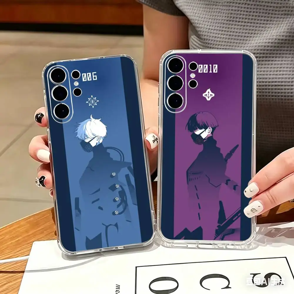 No 8 Insane anime Kaiju No 8 Transparent phone Case For Samsung S25,24,21,22,21,20,10,S9Ultra,Plus,Fe,Lite