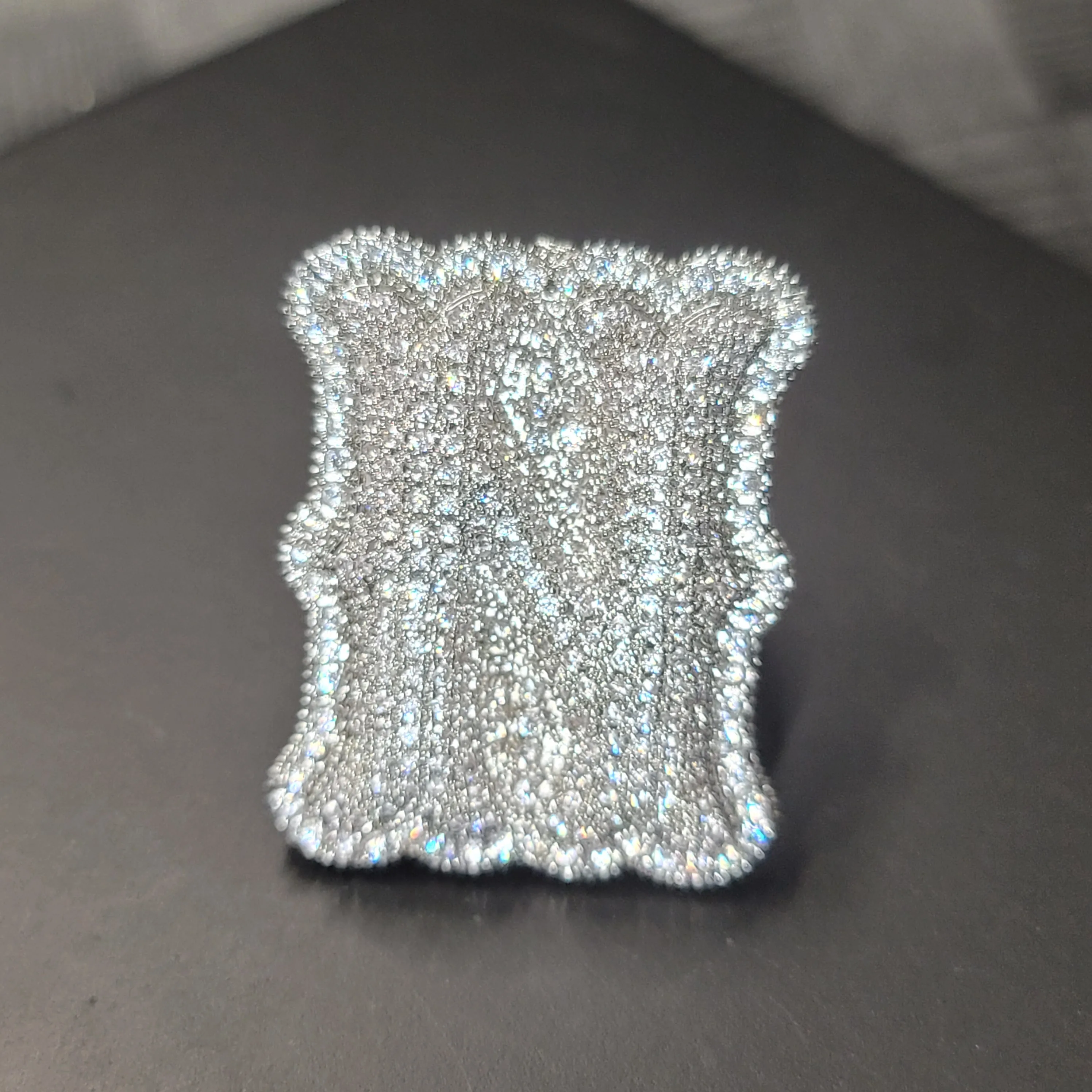 كلمة مخصصة حلقة مفتوحة قابل للتعديل حجم كامل تمهيد الماس خواتم شخصية رسائل مجوهرات هدايا عيد الميلاد عيد ميلاد لها