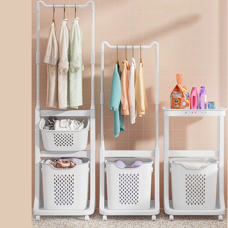 

Household Shelf Clothes Wardrobes Standing Bathroom Shelves Clothes Rack Foldable Bedroom Multifunctional Percheros Furniture