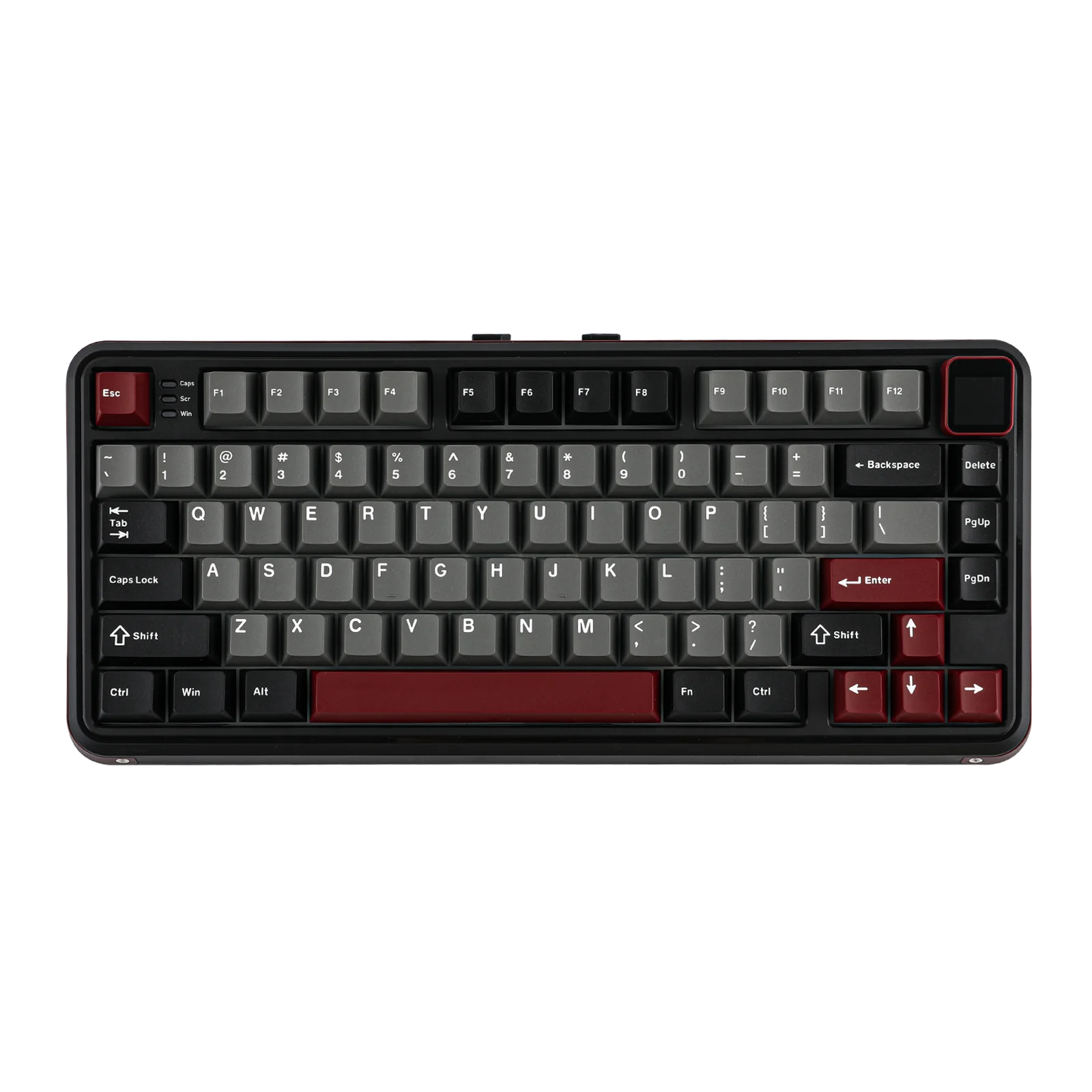 Imagem -04 - Teclado Mecânico Mechlands-vibe 75 com Ecrã Intermutável Montagem de Junta com Fio Bluetooth 24 Ghz 75 Layout