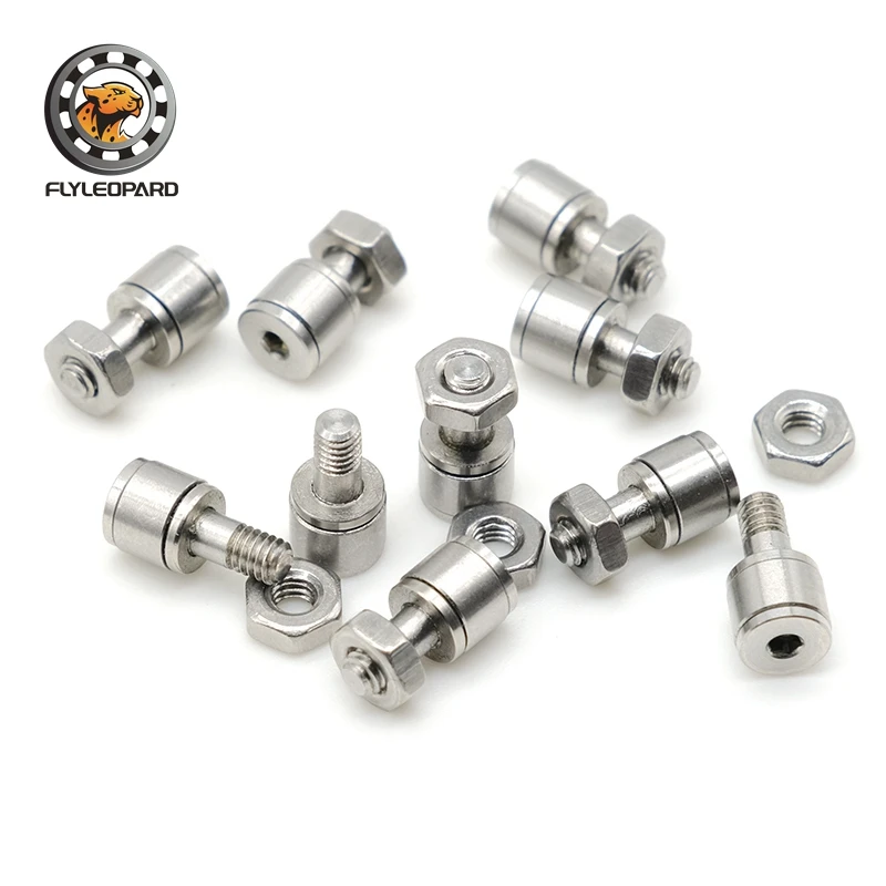 1Pcs SUS304 Stainless Steel Stud Type Cam Follower Bearing  CF3  M3X10X17 mm