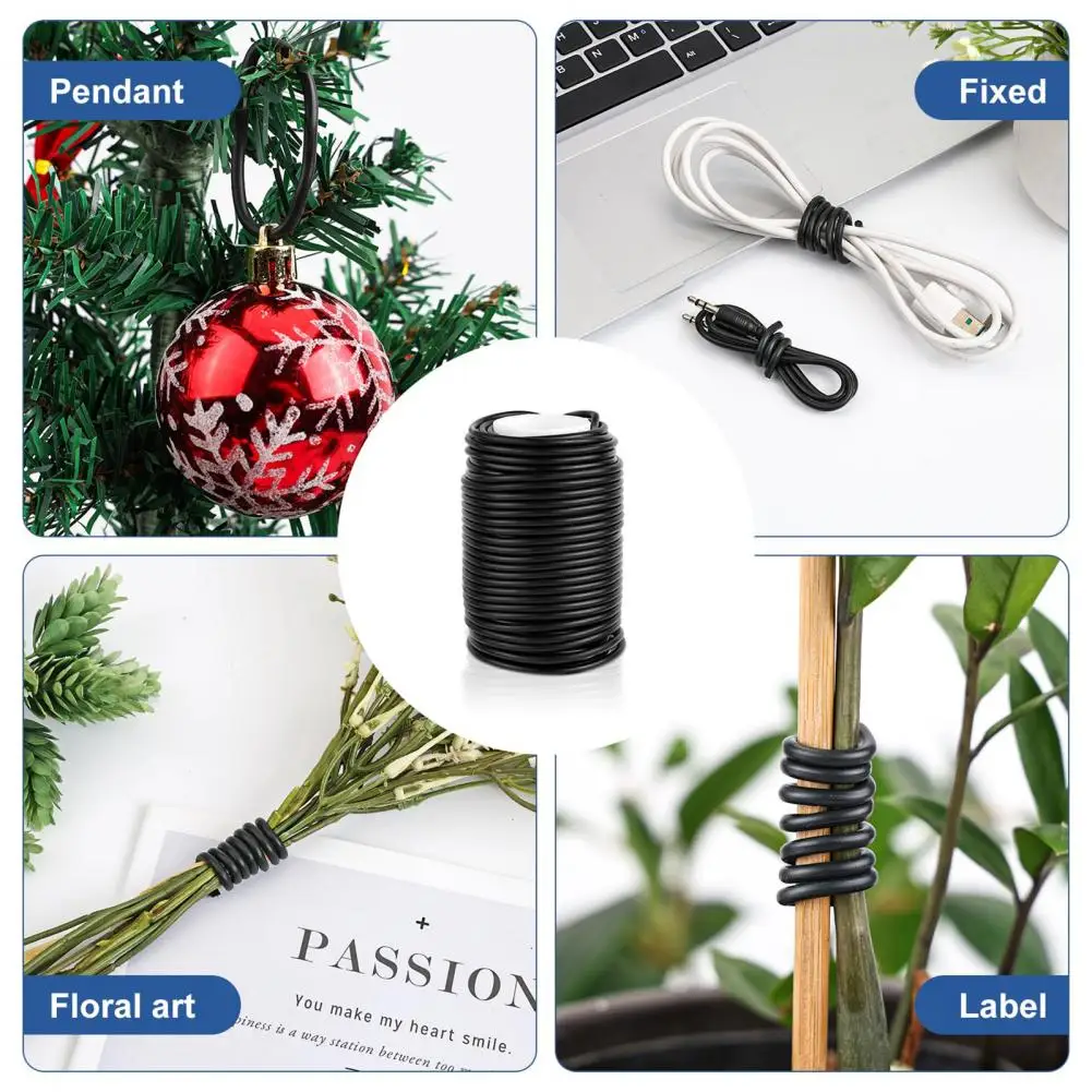 Climbing Plant Ties Soft Flexible Garden Ties Plant Wire Climbing Plant Support Ties Vegetable Tomato Stem Fixing for Plants