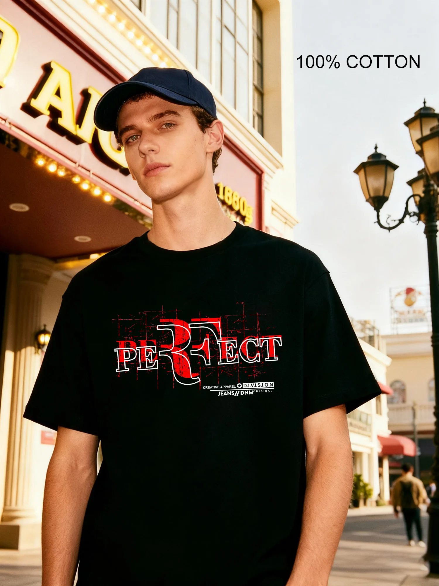 

Grunge Reject Men's T-Shirts Casual Design Crew Neck T-Shirt 180g Street 100% Cotton