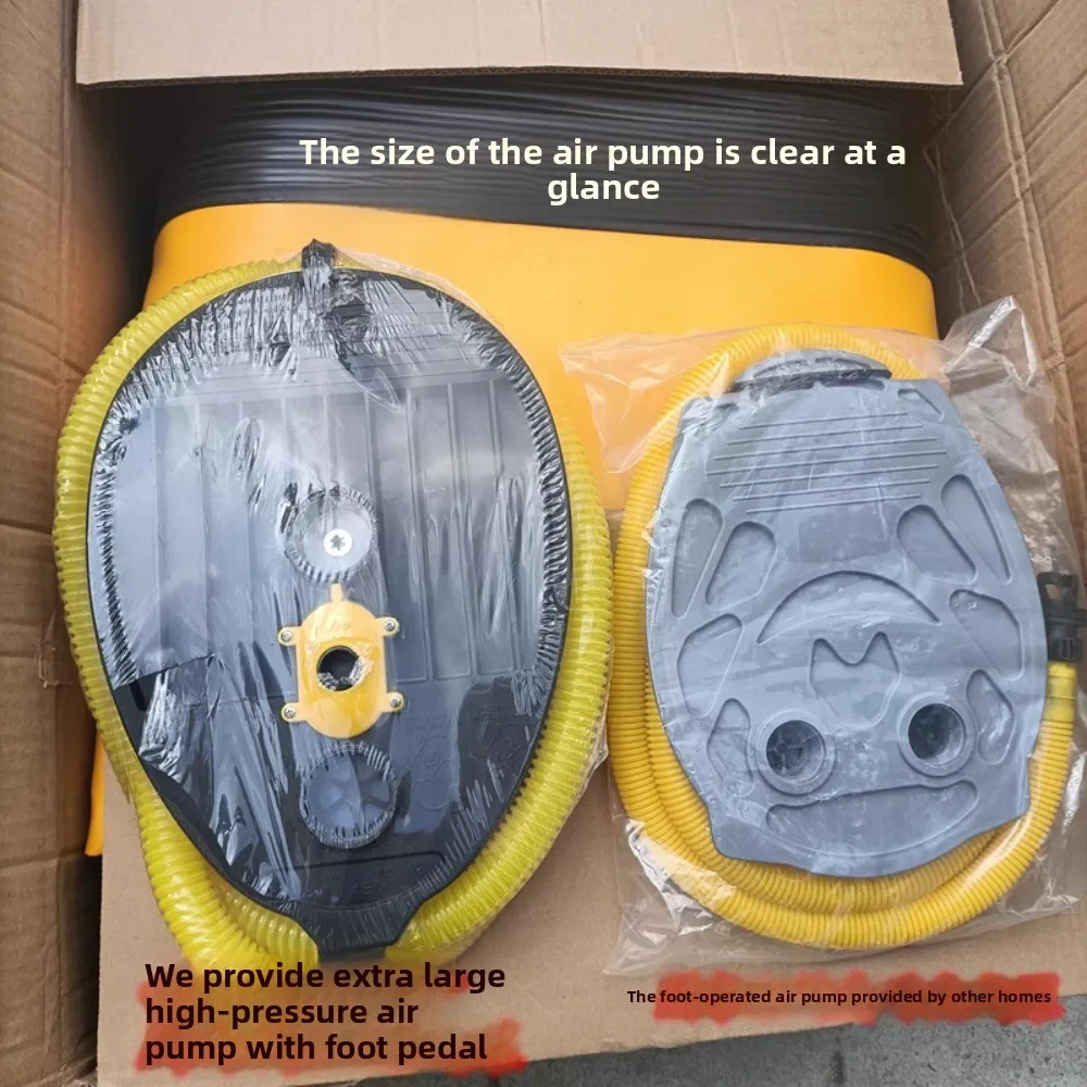 عائم سميك قابل للنفخ، قارب عائم شبكي، وسادة هوائية على شكل قارب، منصة صيد كاتاماران