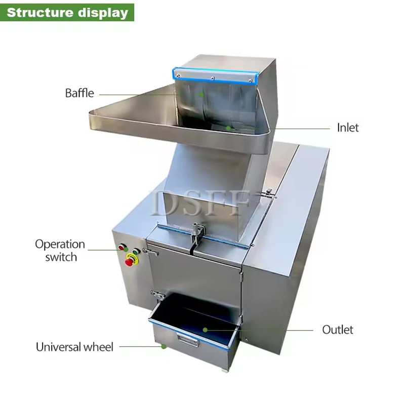 Industrial Electric Chicken, Goat, Pig, Beef Bone Cutting Machine, Pig Bone Grinding And Cutting Machine