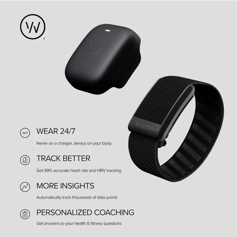 

WHOOP 4.0 with 12 Month Subscription – Wearable Health, Fitness & Activity Tracker – Continuous Monitoring, Performance