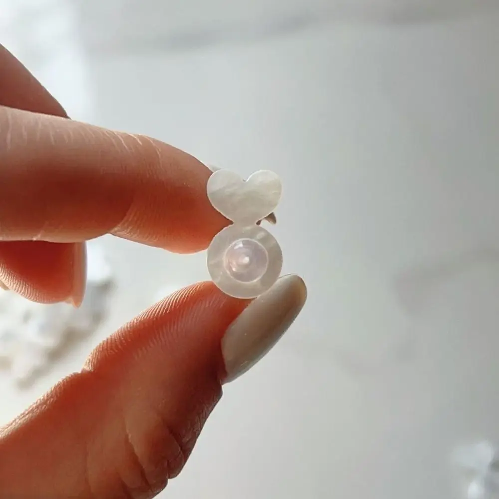 

60-80Pcs Rabbit Shape Silicone Ear Back Stoppers Anti Eversion Heart Supportive Earrings Lifters Jewelry Making Accessory