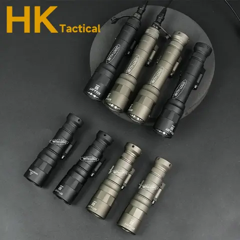 전술 M640DFT M340DFT 스포트라이트/투광 조명 Airsoft 손전등 압력 스위치 무기 스카우트 라이트 20MM Picatinny Rail 적합