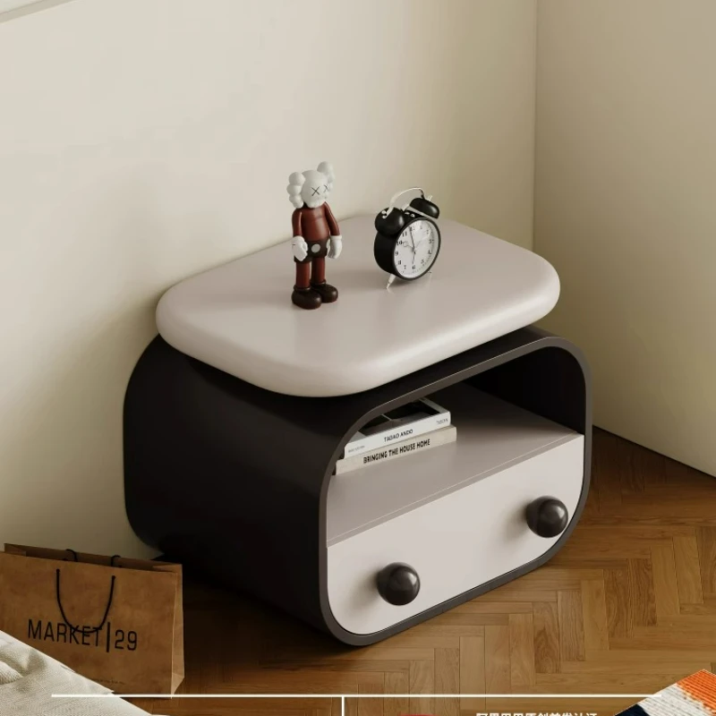 Creative bedside table dopamine children boy personality senior sense bedroom home small shelf design sense