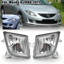 Car Fog Lights Headlight for Mazda 6 atenza 2008 2009 2010 2011 2012 Fog Lamp Cover Car body parts front bumper acessories