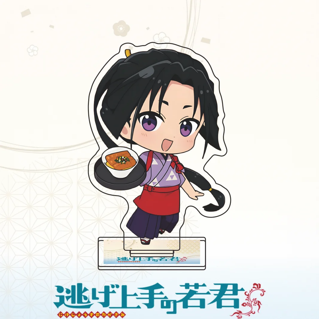 New The Elusive Samurai Acrylic Stand Figure Tokiyuki Hojo Shizuku Kazama 10cmQ Version Anime Desktop Decor Collectible Keychain