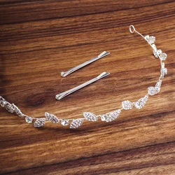 Miallo 2026 Newest Fashion Crystal Leaves Headbands Wedding Hair Accessories Women Bridal Hair Jewelry Headpieces