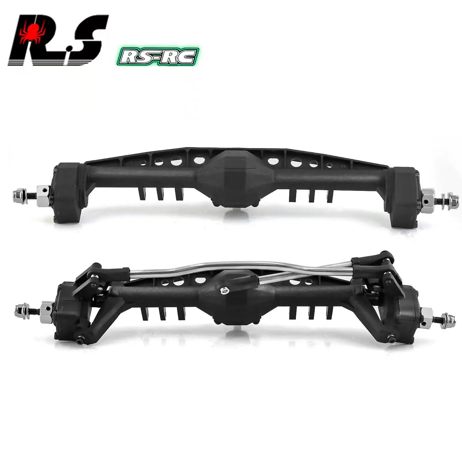 RC Car Metal Front and Rear Axle Assembly for Axial 1/10 Capra1.9 UTB Goat Climbing Car Update Parts Accessories