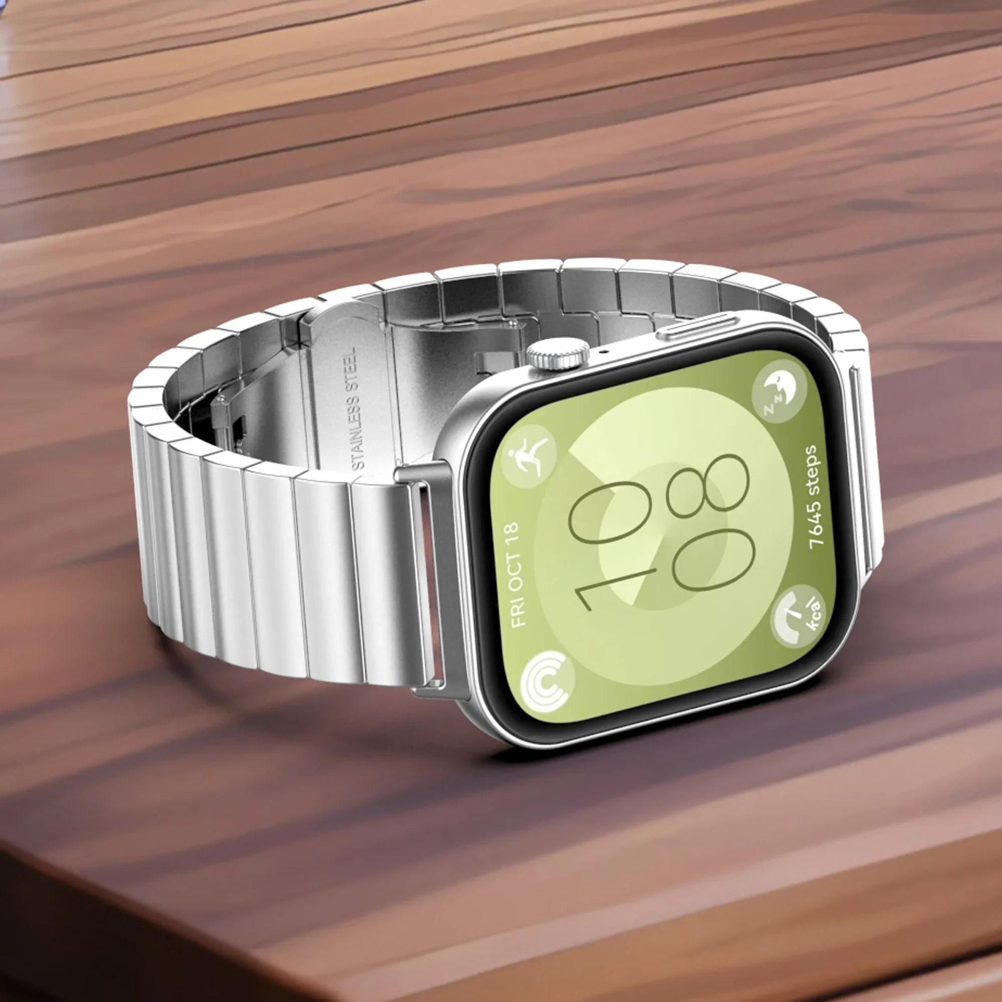 أربطة من الفولاذ المقاوم للصدأ لساعة Huawei Watch Fit 3 حزام 20 ملم ملحقات الساعة الذكية سوار كوريا معدني لساعة Huawei Watch fit3