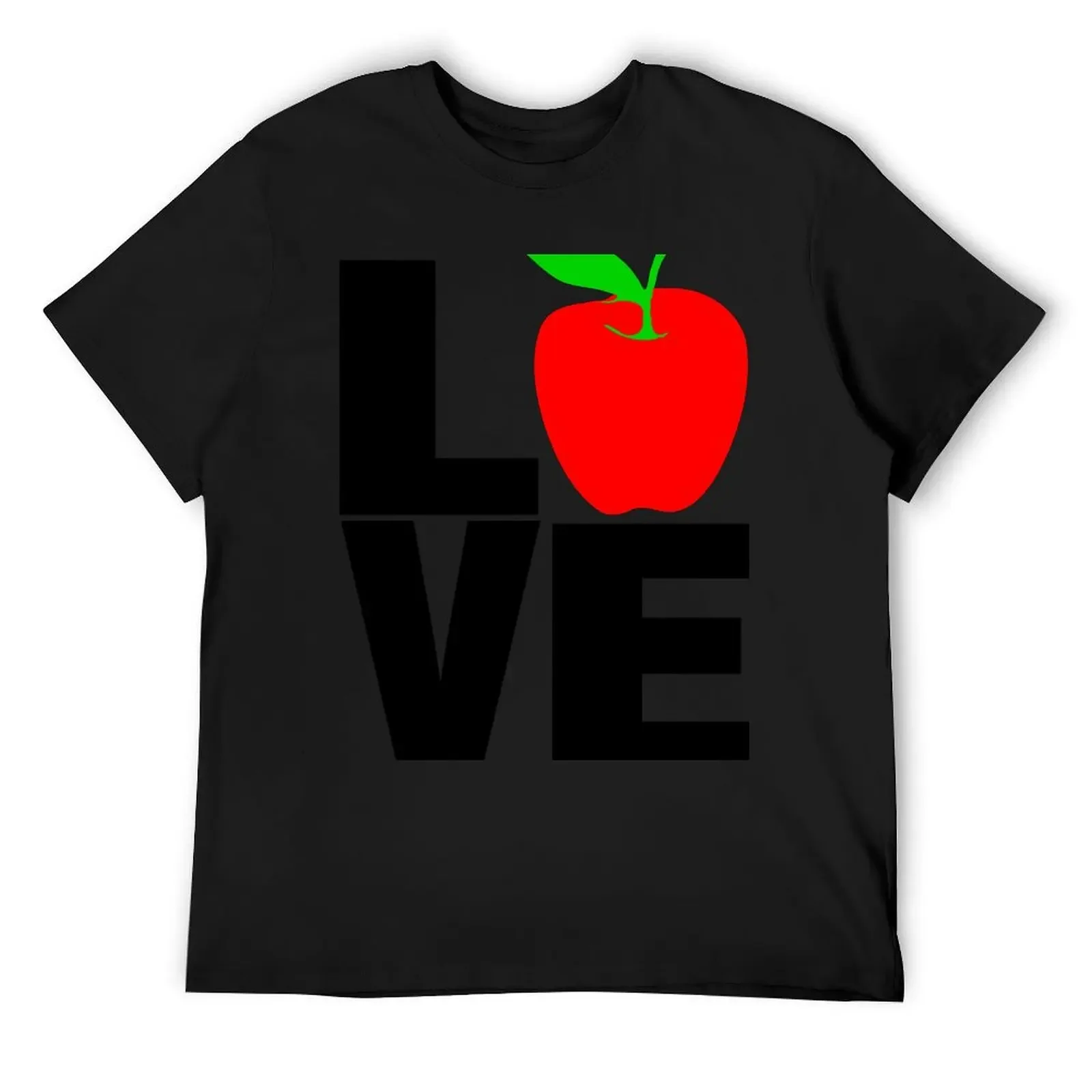 ??Love Apple Clothing & Stickers?? T-Shirt quick drying anime clothes funny t shirts men