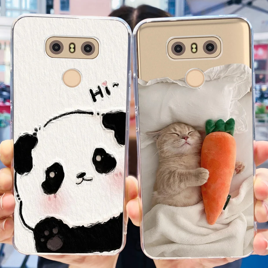 For LG G6 Case LG G6+ H870 H871 H872 H873 H870K Cute Fashion Painted Cover Soft TPU Phone Case For LG G6 Plus LGG6 Fundas Bumper