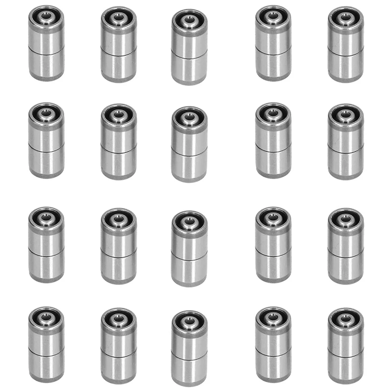 Guide Pin Sleeve, Metal Guide Bushing 7Mm ID 10Mm OD 0.005 Concentricity Precise 20 PCS For Silicone Molds Positioning