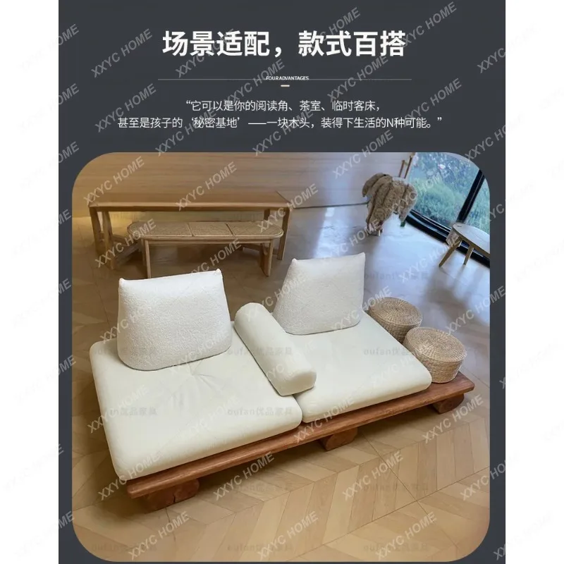 

Диван из массива дерева для гостиной, татами-мат для дома, отеля, зоны отдыха, приемной