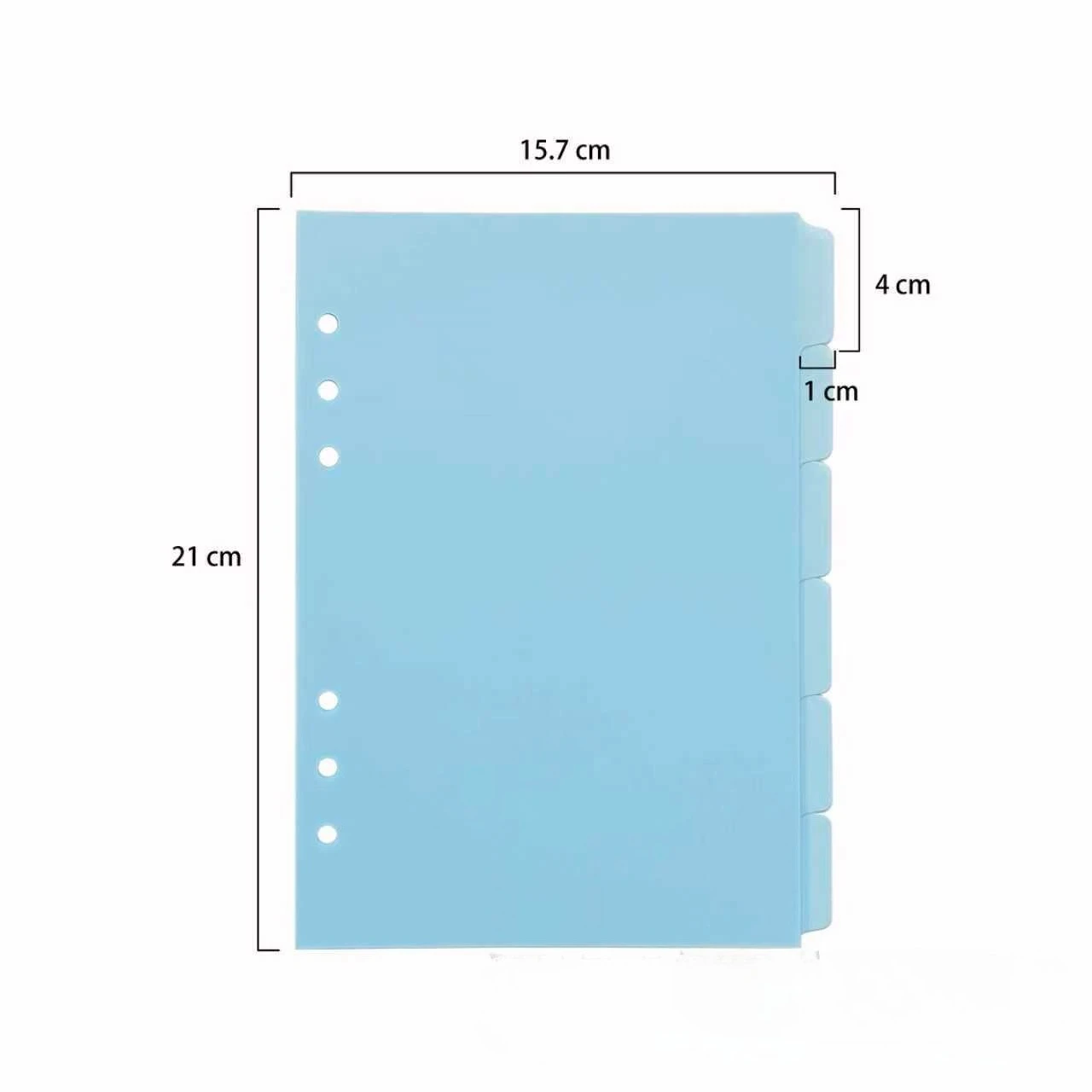 A5 PP Separator Paper Index Page Classification Separator PageNotebook Loose-leaf Book Partition Accessories