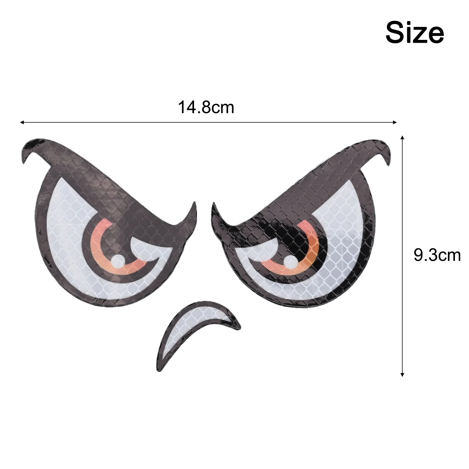 2PCS or 3PCS Reflective Eye Patches for Electric Lawn Mowers Enhance Nighttime Visibility and Fun Customization for Your Robot