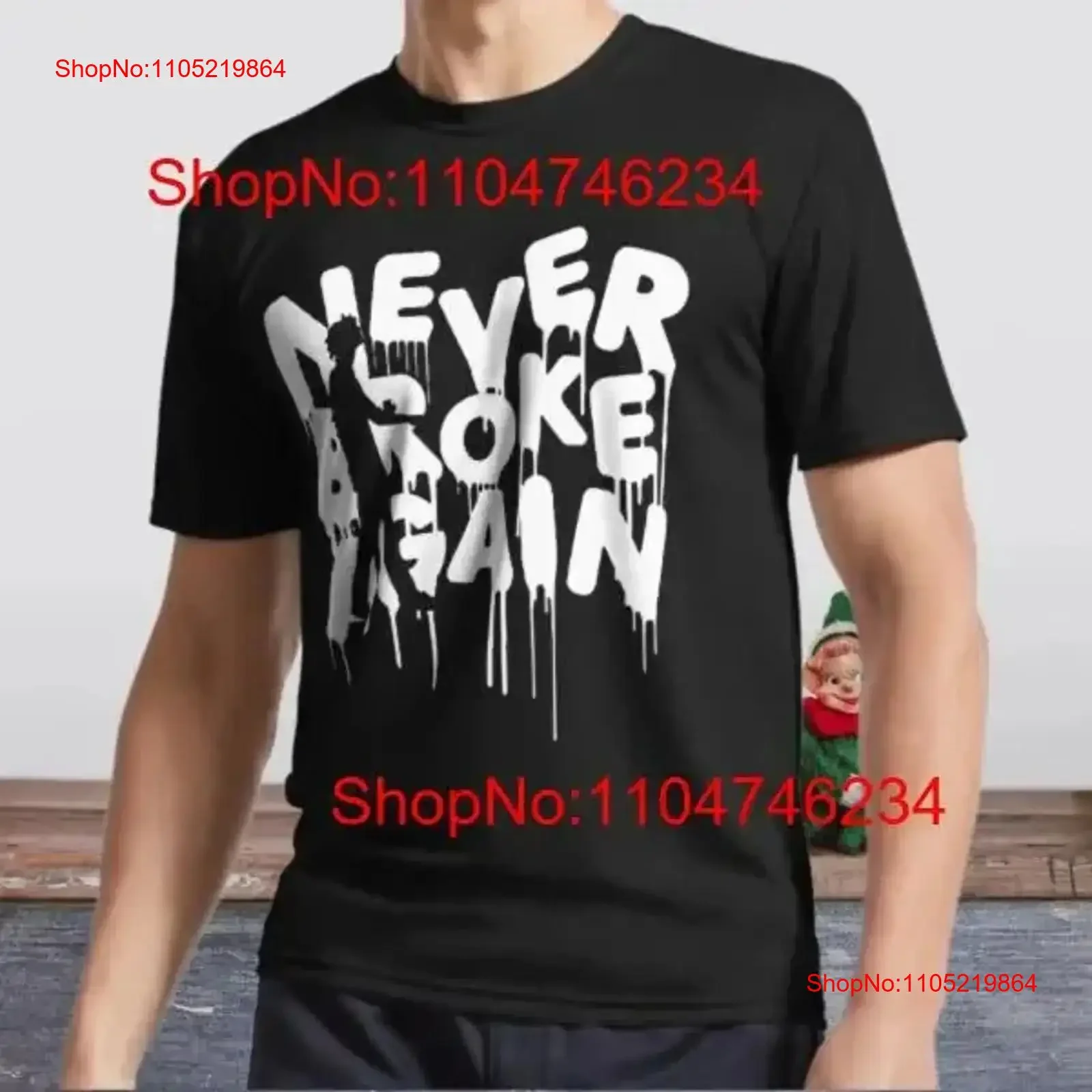 

Новая футболка Never Broke Again с активным логотипом, забавный размер от S до 5XL, винтажная стираная графика, стильная повседневная дизайнерская одежда, уличная одежда