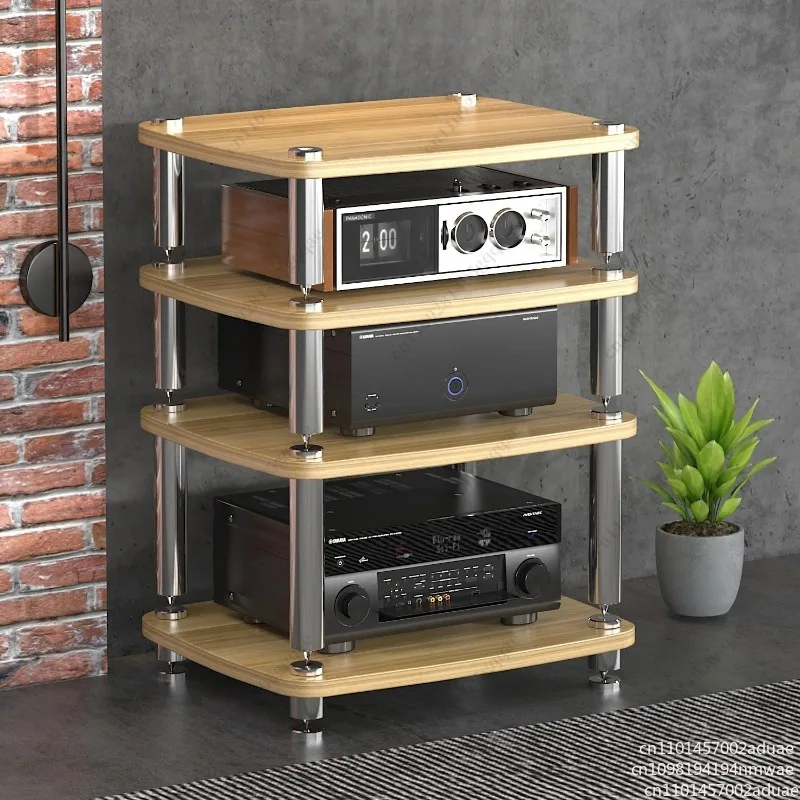 HIFI Split Shock-absorbing Sound Cabinet Sound Rack Power Amplifier Cabinet Stand Rack Foot Rack Cabinet KTV Home Theater Stand