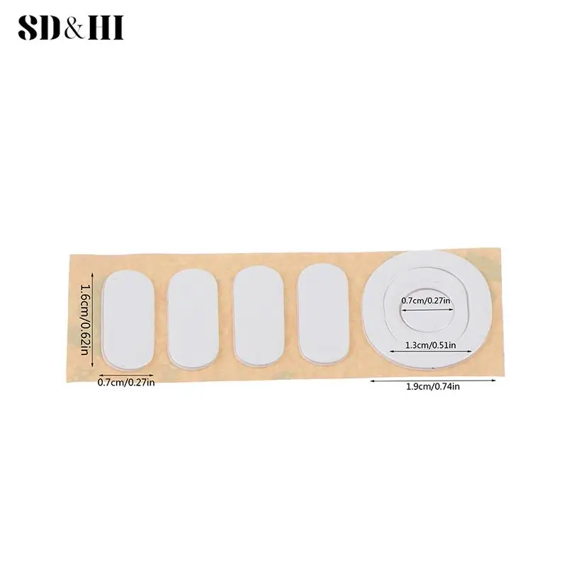  Mouse Feet Mouse Skates For G304 G305 Mouse White Mouse Glides Curve Edge Replacement Mouse foot Glide feet Sticker