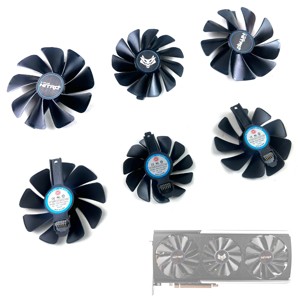 NEW Cooling Fan FD10015M12D FDC10H12D9-C 95mm 85mm RX5700 Cooler Fan For Sapphire RX 5700 XT 8GB NITRO+ Special Edition