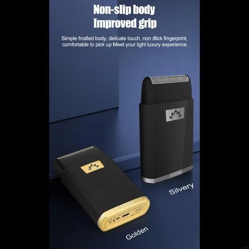 J6PE Men recíproco barbeador barbeador elétrico impermeável barbeador sem fio sem fio