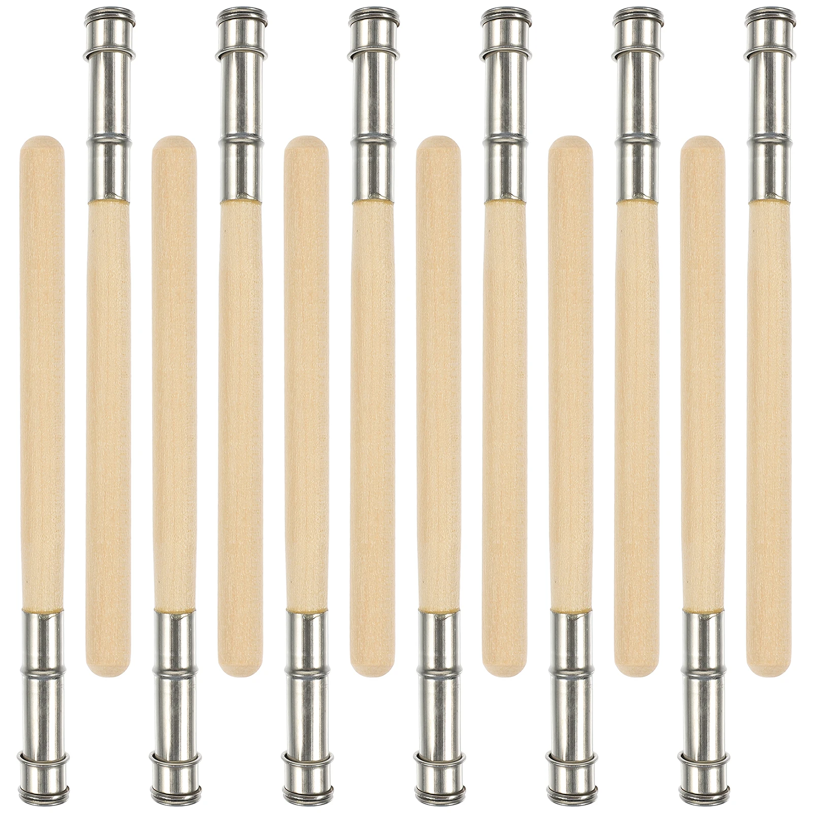 

12pcs Pencil Extender Lightweight Portable School Office Supplies Durable Lengtheners For Short Pencils Supplies
