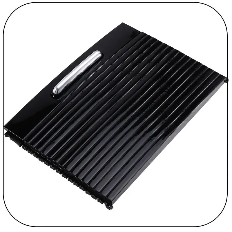 

Cups Holder Slide Roller Blind For Lincoln MKX 15-18 Armrest Box Roller Blind Water Cup Holder Roller Curtain Cup Holder Curtain