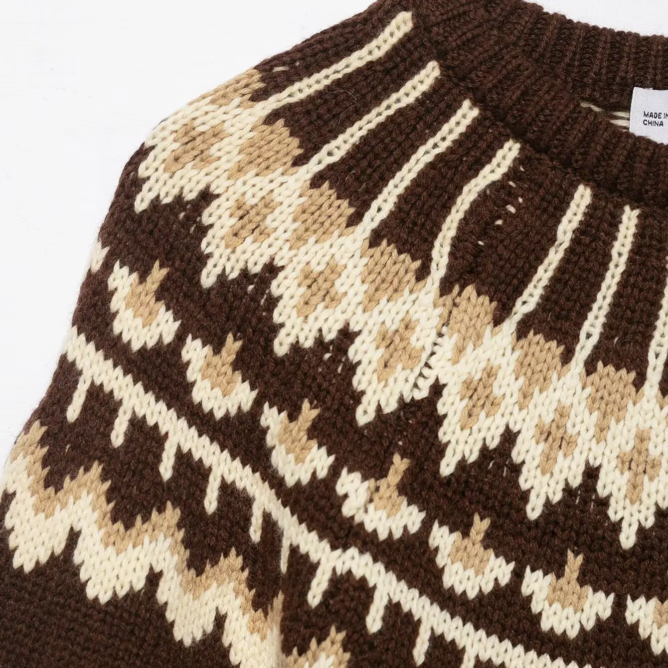 JNLEAOG Faionable Knitted ort Sve Sweater with Embroidery Design for Women Autumn New Sle Loose Fit Polyester Fiber