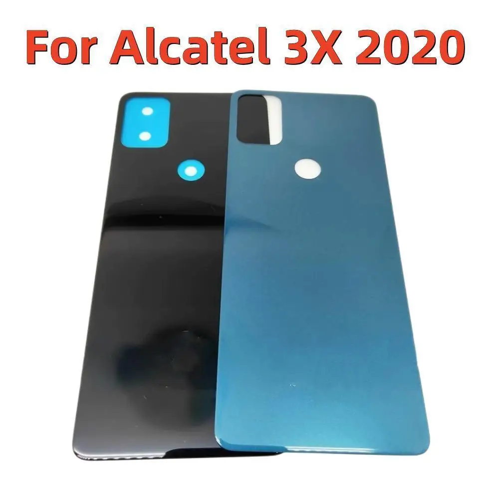 Original For Alcatel 3X 2020 5061 5062 5061K 5061U Back Cover Repair Replace Battery Door Case