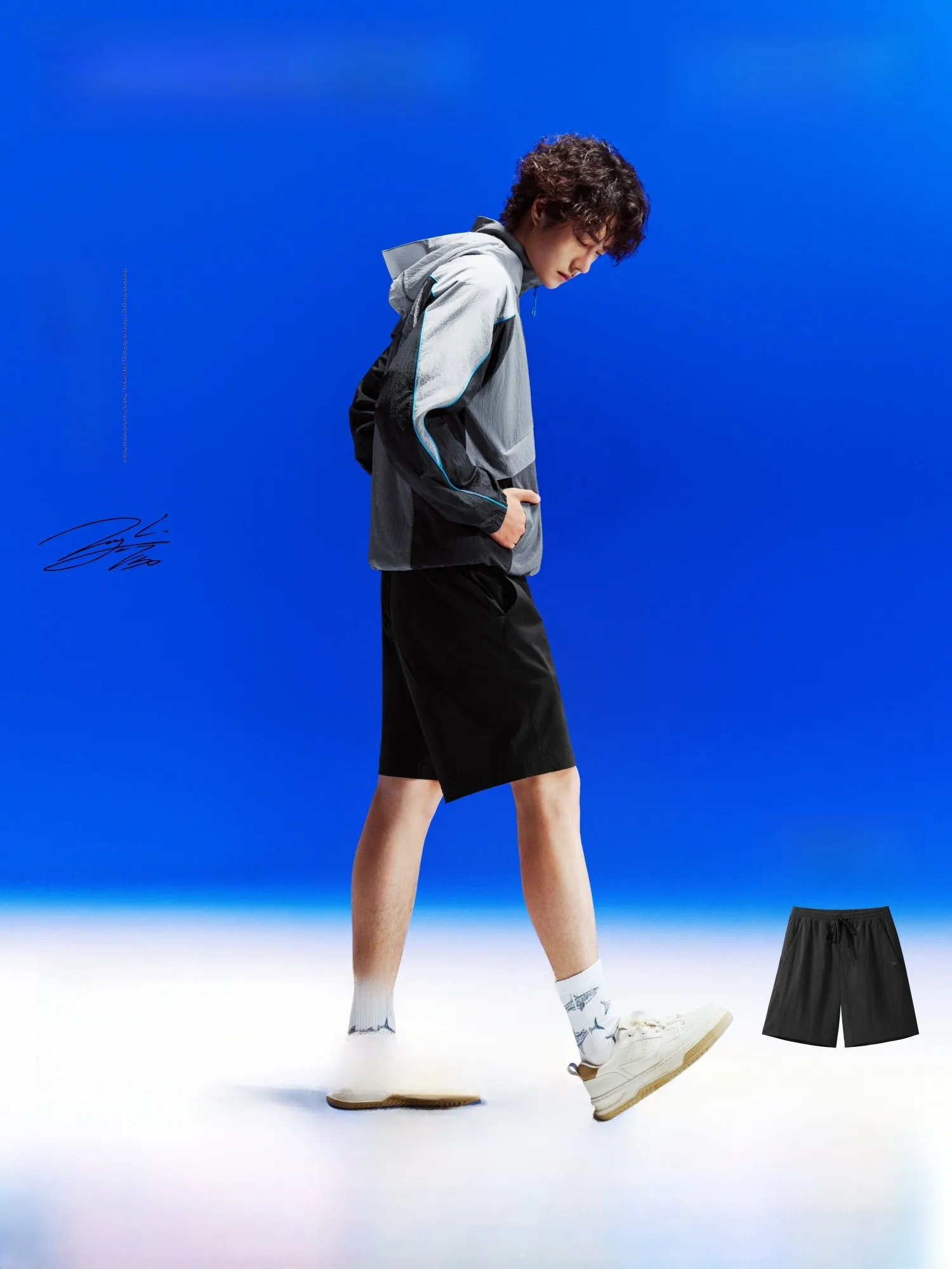 

Мужские шорты Wang Yibo Banana Leaf 501: летние спортивные брюки-бриджи прямого кроя с стандартной талией