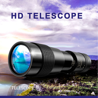 HD 10-300x40 Monocular Telescope Continuous Zoom High Definition for Adults Ideal for Bird Watching Stargazing Hunting Camping
