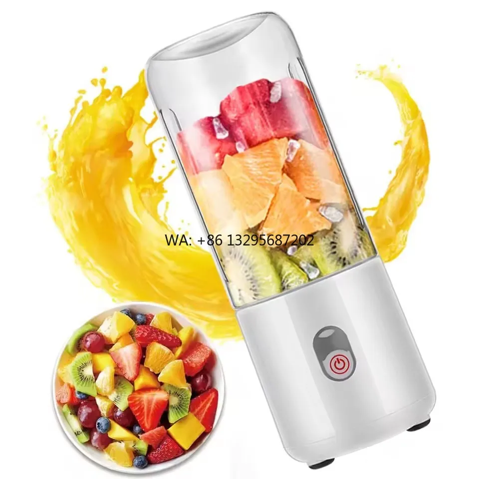 

Portable 400ML Electric Juicer Blender Rechargeable Mini USB Juicer 6 Blades Smoothie Fruit Professor Wireless at Home